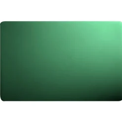 Set de table rectangulaire plastique vert clair uni