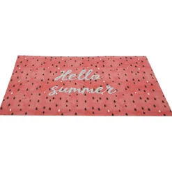 Set de table rectangulaire plastique motif (2 modèles)