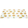 Set de table rectangulaire plastique blanc motif orange 30x40cm < Gifi New