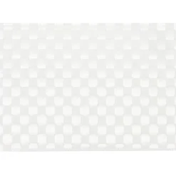 Set de table rectangulaire plastique effet tressé uni blanc