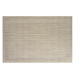 Set de table rectangulaire PVC 30x45cm effet tissé losange beige