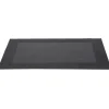 Set de table rectangulaire pvc uni noir
