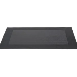 Set de table rectangulaire pvc uni noir