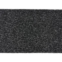 Set de table rectangulaire pvc effet spaghetti noir uni < Gifi