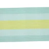 Set de table rectangulaire pvc rayure bleu jaune < Gifi Online