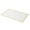 Set de table rectangulaire vague jaune et blanc 28,5x43,5cm < Gifi Discount