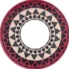 Set de table rond ajouré motif ethnique Ø38cm