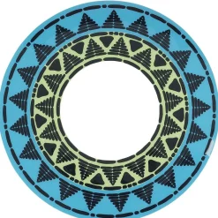 Set de table rond ajouré motif ethnique Ø38cm