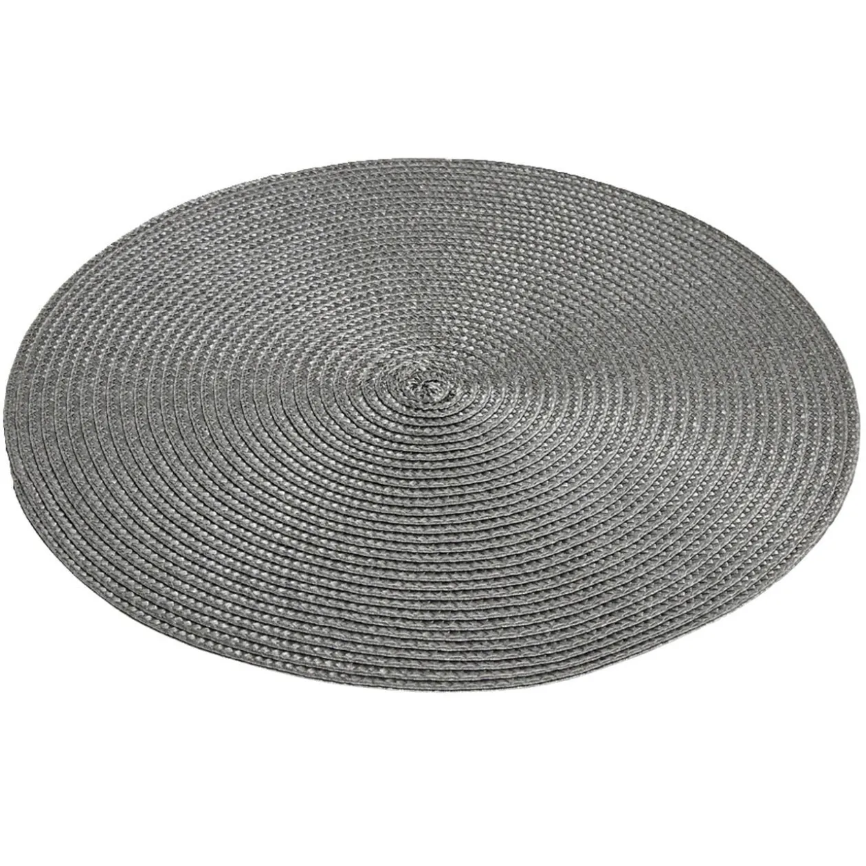 Set de table rond Ø35cm (2 modèles gris foncé ou beige)