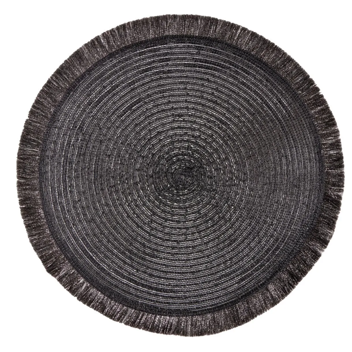 Set de table rond Ø38cm polyester noir x2 < Gifi Sale