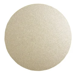 Set de table rond doré à paillettes Ø33cm