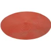 Set de table rond effet paille rouge uni ø38 cm < Gifi Outlet