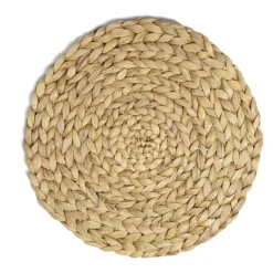 Set de table rond jacinthe d'eau tressée Ø35cm < Gifi New