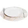Set de table rond motif marbre rose ou bleu Ø38cm < Gifi Hot