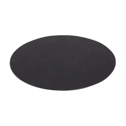 Set de table rond noir à paillettes Ø33cm