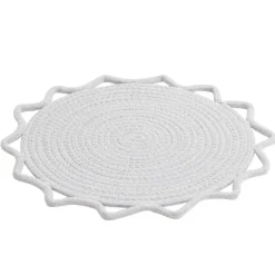Set de table rond soleil effet tressé Ø35cm (2 modèles)