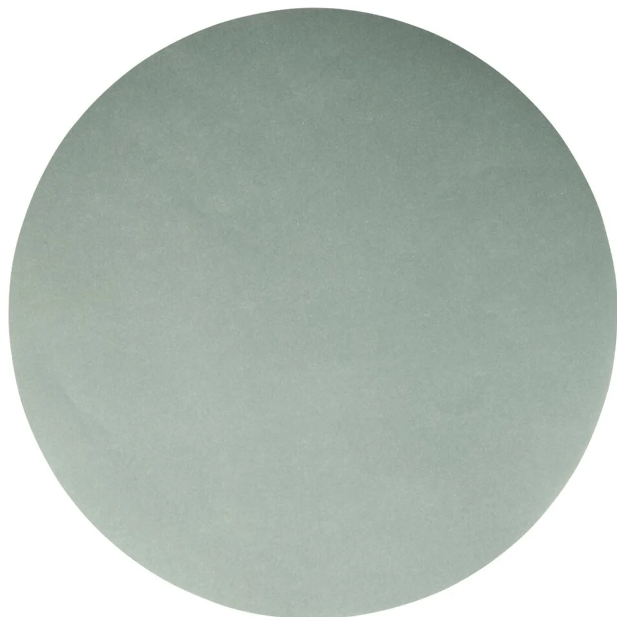 Set de table rond x8 en papier uni vert céladon Ø38cm