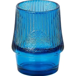 Set de 4 verres empilables forme poisson Ø8xH28cm - 2 coloris