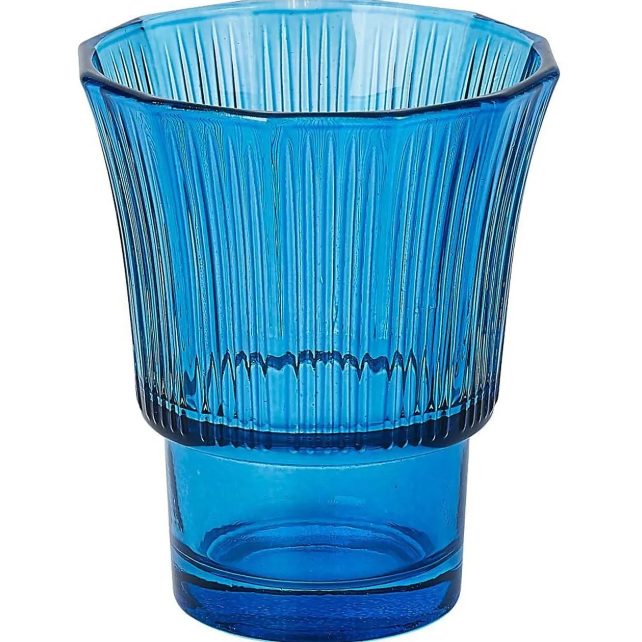 Set de 4 verres empilables forme poisson Ø8xH28cm - 2 coloris