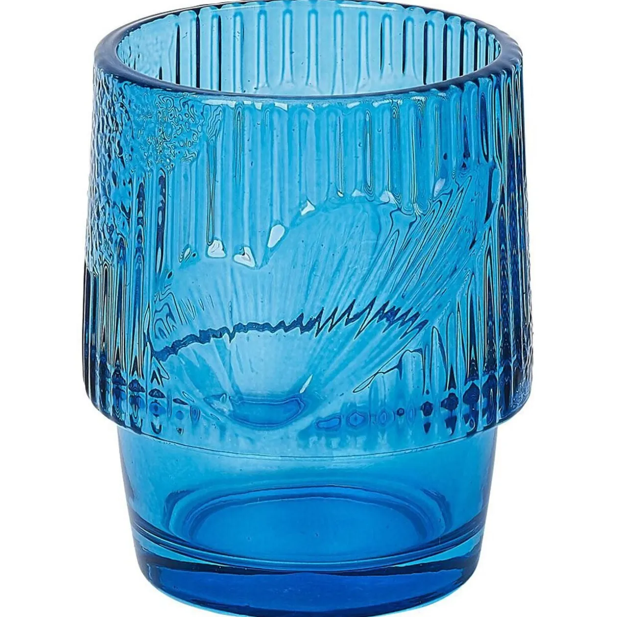 Set de 4 verres empilables forme poisson Ø8xH28cm - 2 coloris