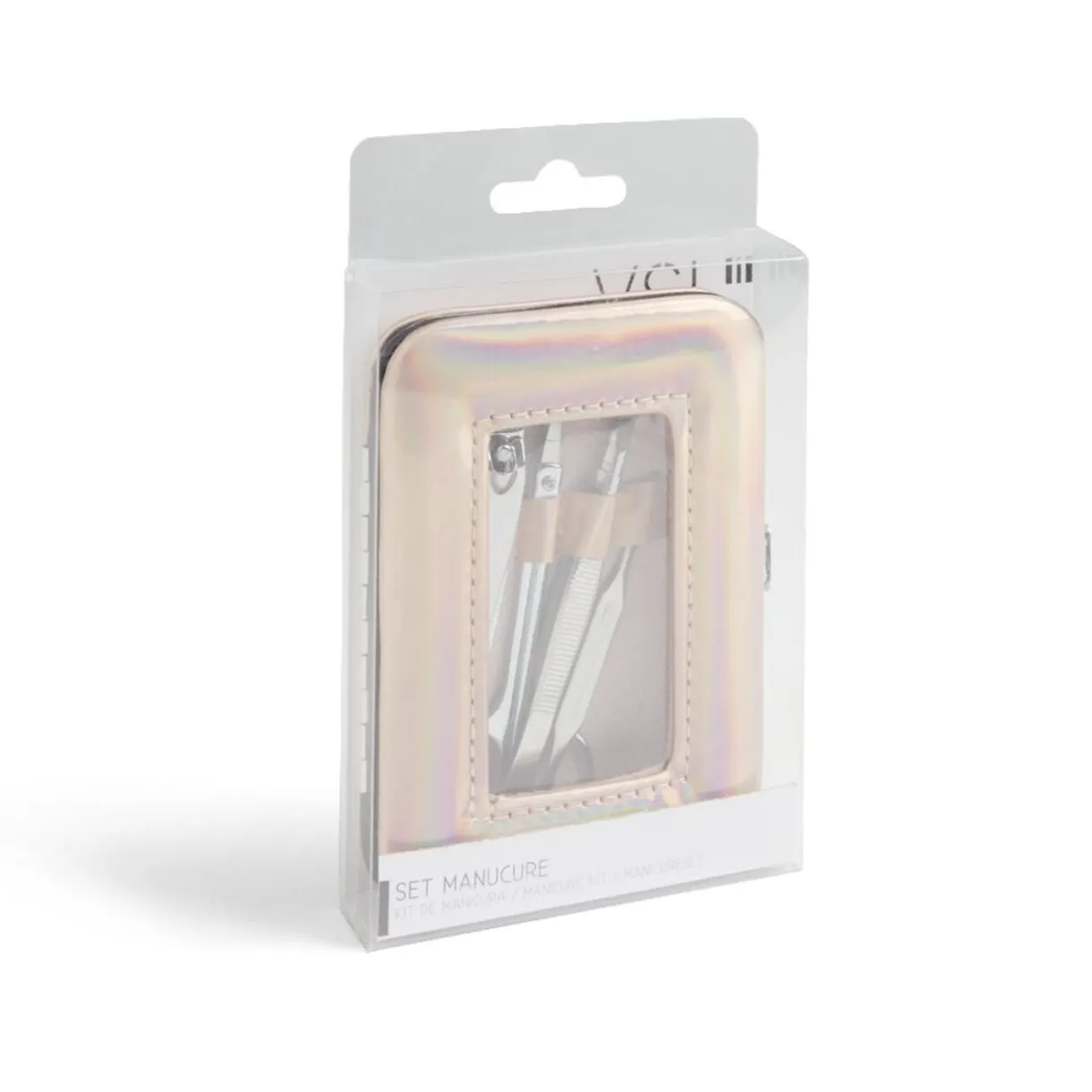 Set manucure 5 pièces avec trousse iridescente - 4 modèles < Gifi Best