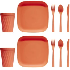 Set pique-nique pour 2 personnes en plastique 10 pièces (3 modèles) < Gifi Outlet