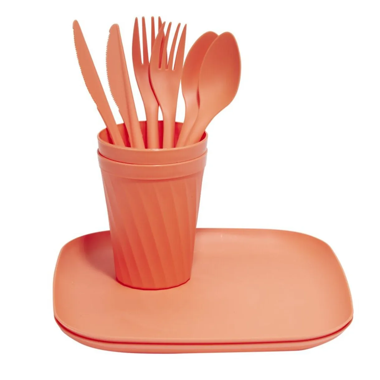 Set pique-nique pour 2 personnes en plastique 10 pièces (3 modèles) < Gifi Outlet