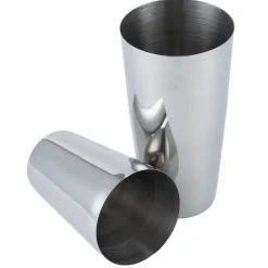 Shaker à cocktail 2 gobelets acier gris Ø10xH18cm < Gifi Online