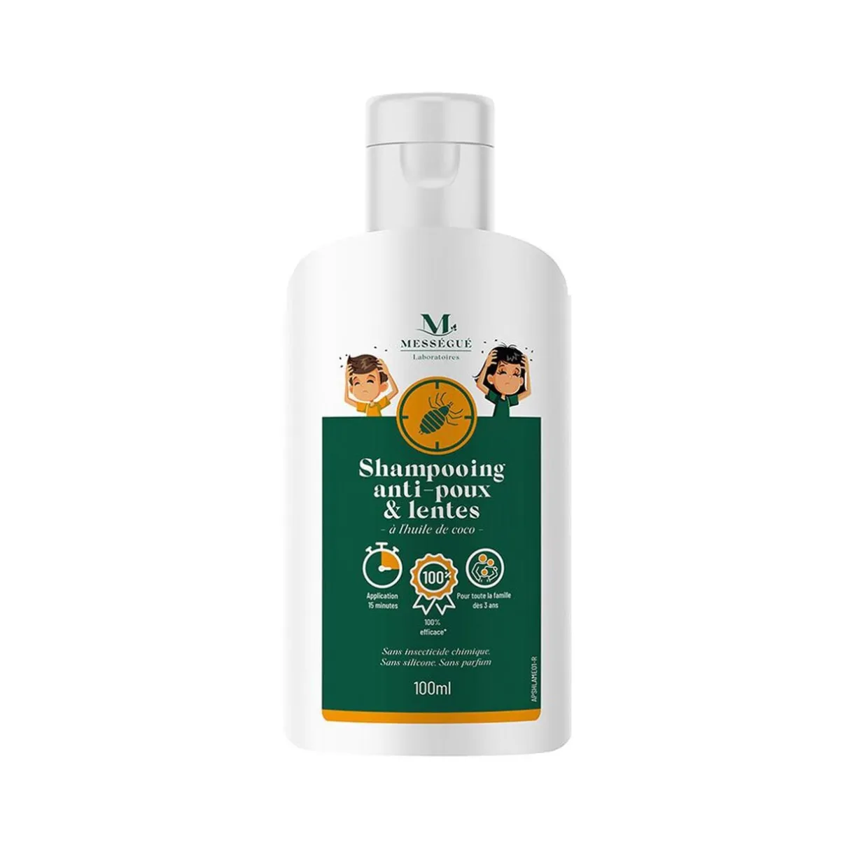 Shampoing anti-poux et lentes à l'huile de coco Mességué 100ml < Gifi Outlet