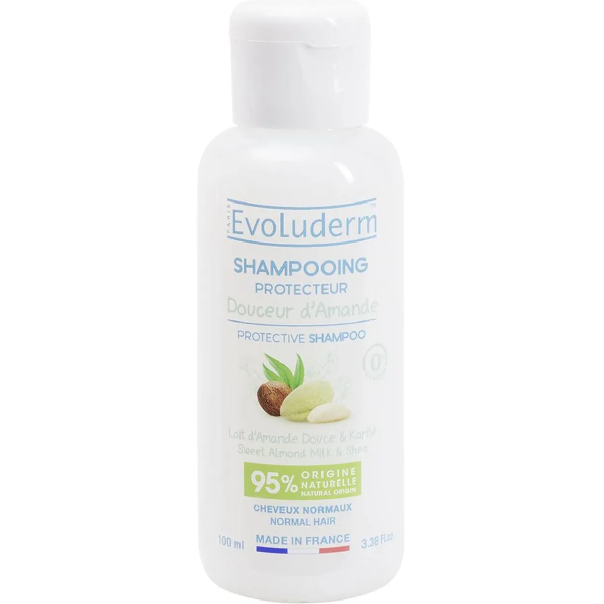 Shampoing protecteur Evoluderm Lait d'amande douce et Karité 100ml < Gifi Sale