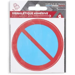 Signalétique adhésive "Stationnement interdit" - 8x8 cm < Gifi Outlet