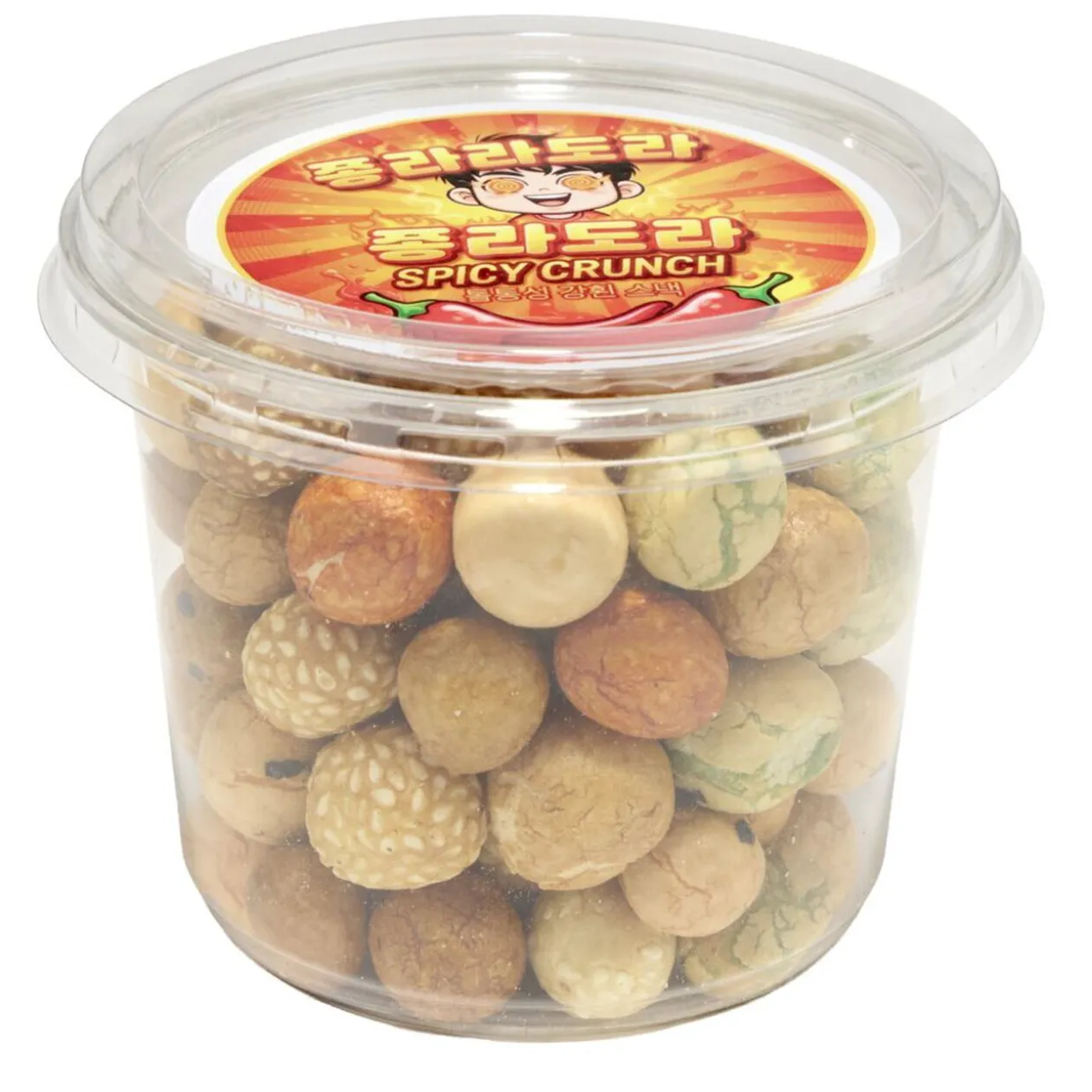 Snacks apéro épicés Spicy Crunch Ninja Balls boules crackers 130gr