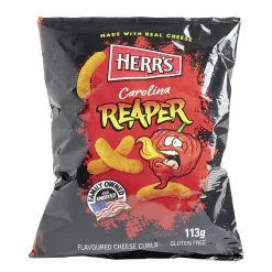 Snacks Herr's Carolina Reaper saveur fromage épicé 113gr < Gifi Online