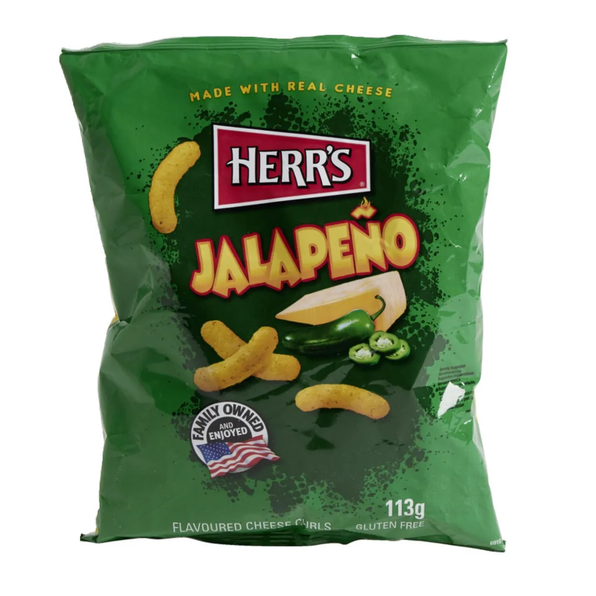 Snacks Herr's Jalapeño saveur fromage épicé 113gr < Gifi Sale