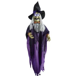 Sorcière animée Halloween H183cm