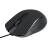 Souris PC filaire 3 boutons noire 9x6xH3cm < Gifi Hot