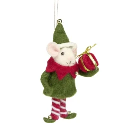 Souris à suspendre de Noël H12cm (12 modèles)
