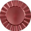 Sous-assiette bord ondulé Ø33 cm rouge
