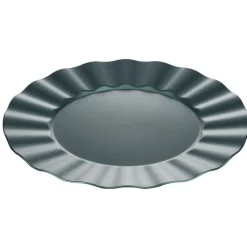 Sous-assiette bord ondulé Ø33 cm vert < Gifi Clearance