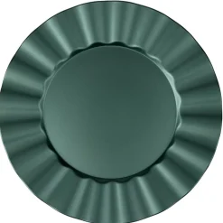 Sous-assiette bord ondulé Ø33 cm vert < Gifi Clearance