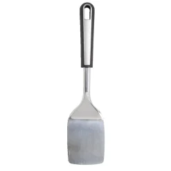 Spatule de cuisine en inox avec manche en plastique noir L.31cm < Gifi Best