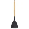 Spatule de cuisine en silicone avec manche en bois L.31cm