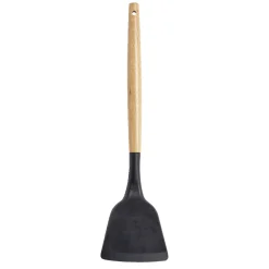 Spatule de cuisine en silicone avec manche en bois L.31cm