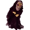 Squelette danseur animé son et lumière 14x9xH30cm