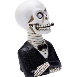Squelette gentleman Halloween LED polyrésine noir et blanc < Gifi Best