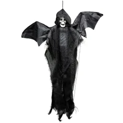 Squelette lumineux et sonore Halloween à suspendre < Gifi