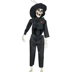 Squelette à suspendre Halloween tenue noire < Gifi Discount