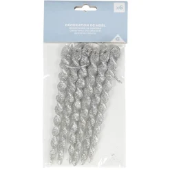 Stalactite x6 Noêl à suspendre < Gifi