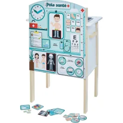 Stand vétérinaire 2-en-1 en bois