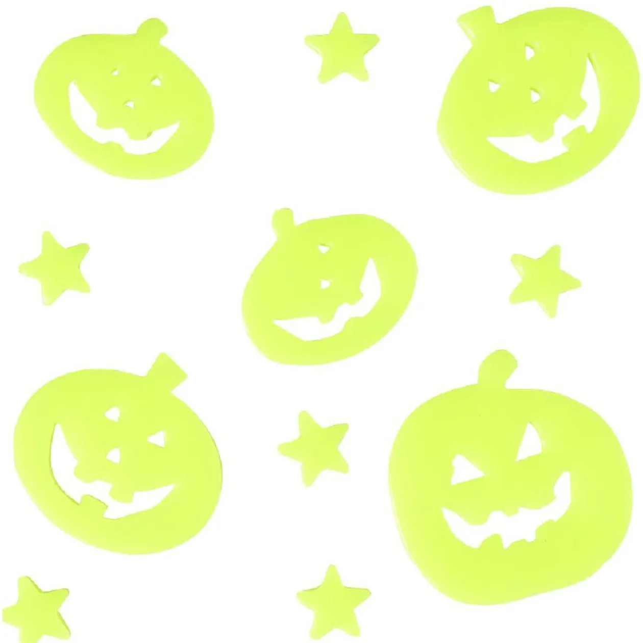 Sticker gel phosphorescent Halloween
